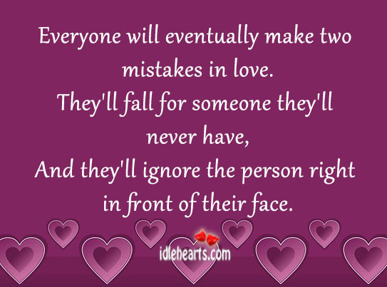 Love Mistake Quotes
 Quotes About Mistakes In Love QuotesGram