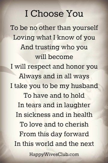 Love Wedding Vows
 Romantic Wedding Vows Examples For Her and For Him