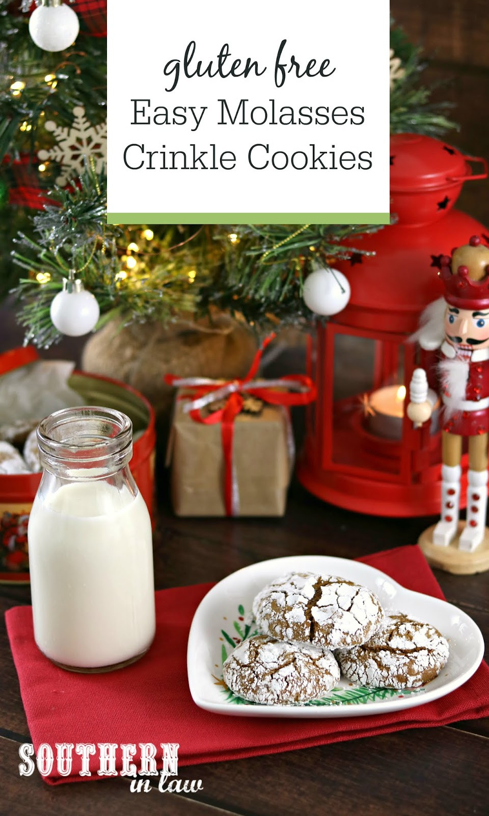 Low Calorie Christmas Cookies
 Southern In Law Recipe Easy Molasses Crinkle Cookies