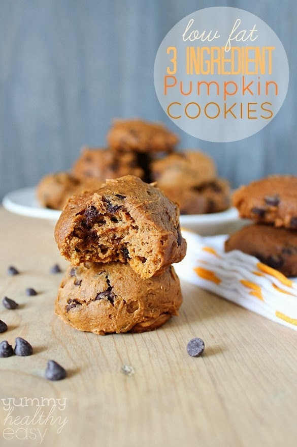 Low Calorie Pumpkin Cookies
 Low Fat 3 Ingre nt Pumpkin Chocolate Chip Cookies