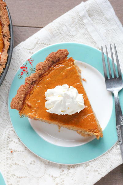 Low Calorie Pumpkin Pie
 Healthier Low Fat Pumpkin Pie