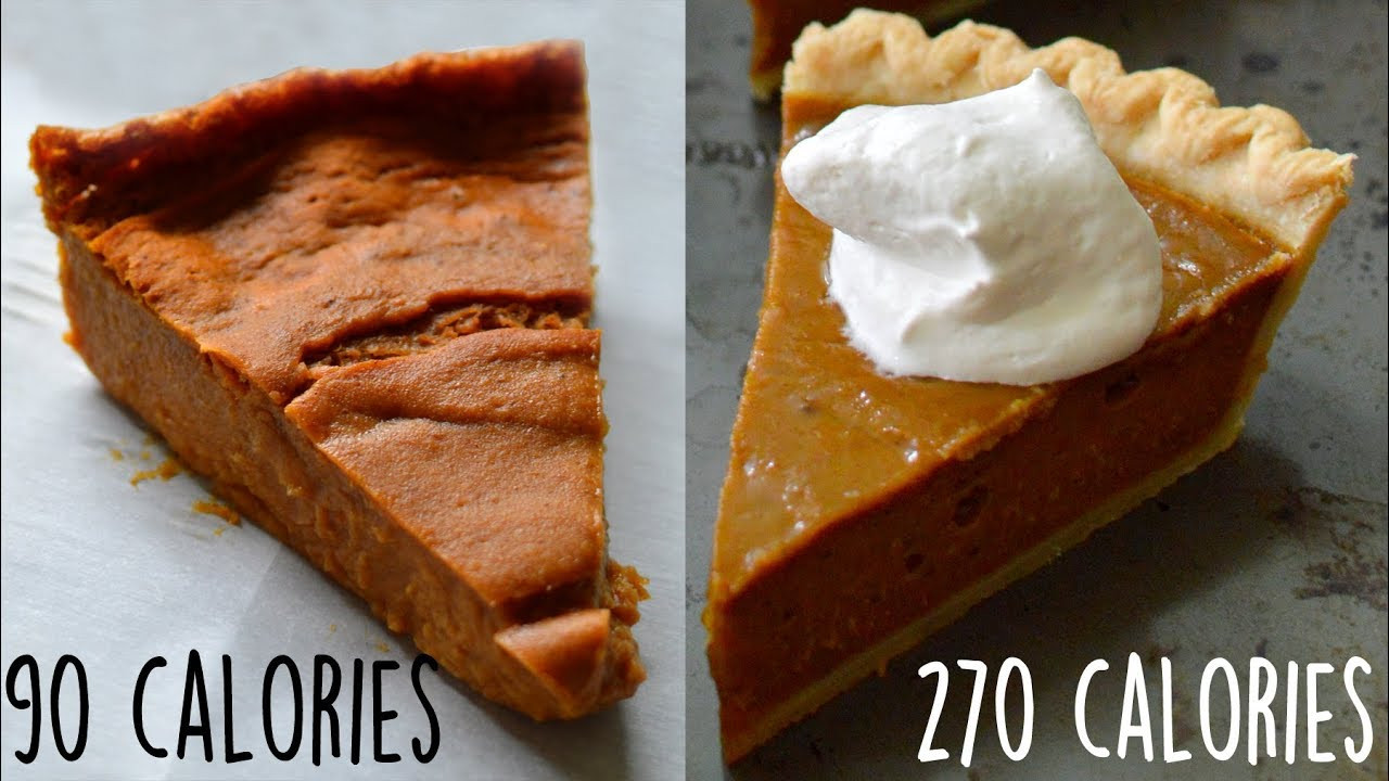 Low Calorie Pumpkin Pie
 Vegan Pumpkin Pie High vs Low Calorie