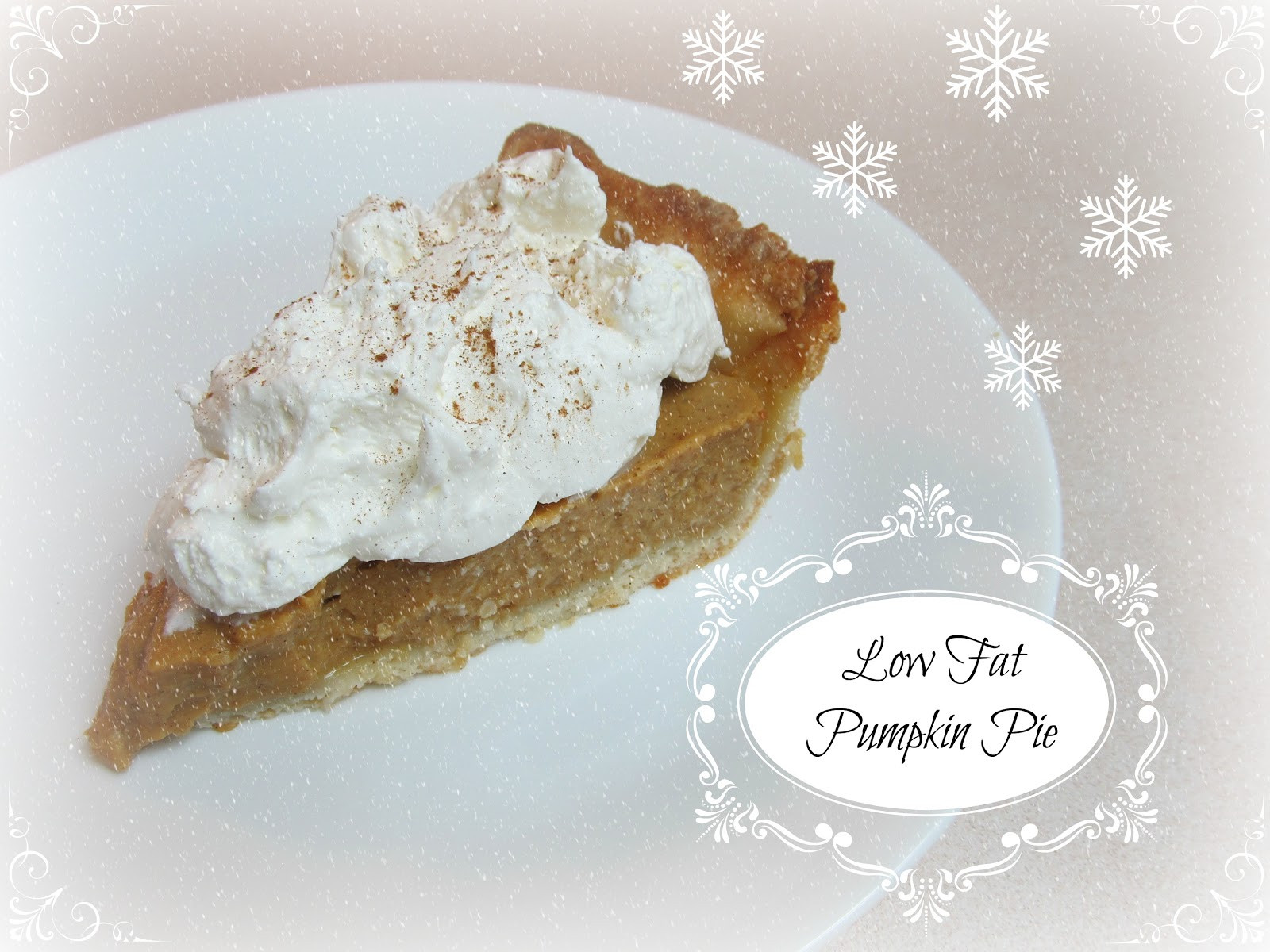 Low Calorie Pumpkin Pie
 Thanksgiving Leftovers Pumpkin Pie