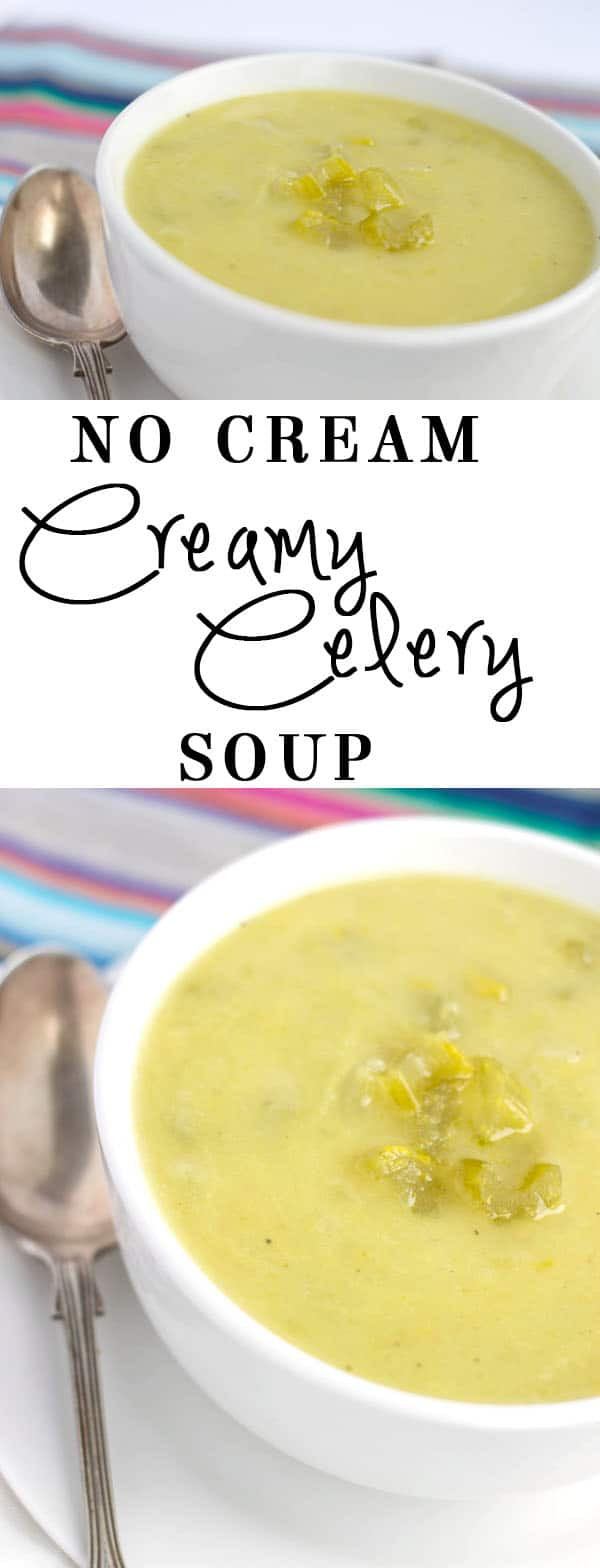 Low Calorie Soup Recipes
 No Cream Creamy Celery Soup A delicious Low Fat Low
