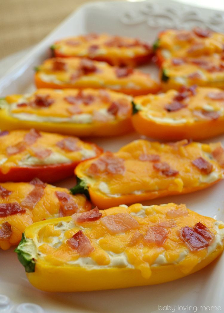 Low Carb Appetizers Atkins
 These Sweet Pepper Poppers make a great holiday appetizer