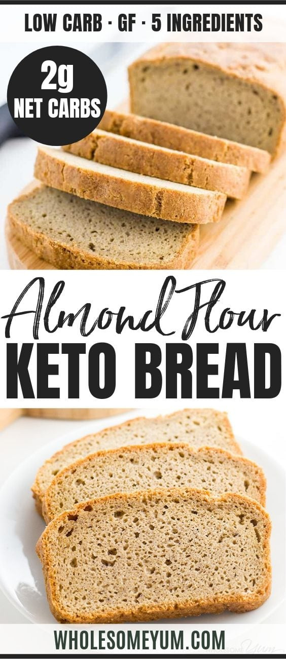Low Carb Bread Machine Recipe Almond Flour
 Easy Low Carb Bread Recipe Almond Flour Bread Paleo