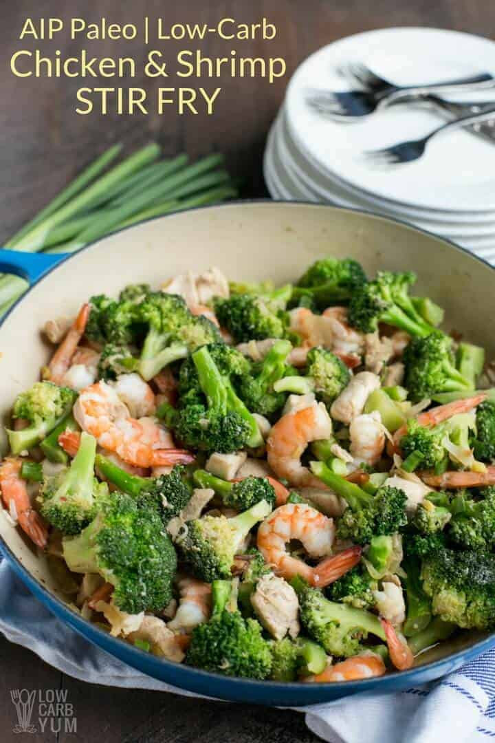 Low Carb Chicken Stir Fry Recipes
 Chicken and Shrimp Stir Fry with Broccoli