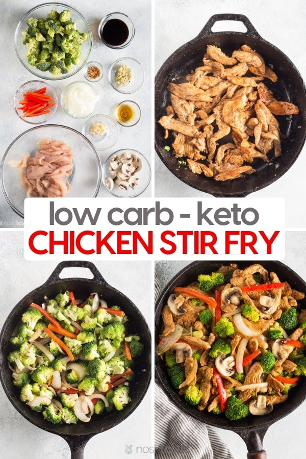 Low Carb Chicken Stir Fry Recipes
 Keto Low Carb Chicken Stir Fry Noshtastic