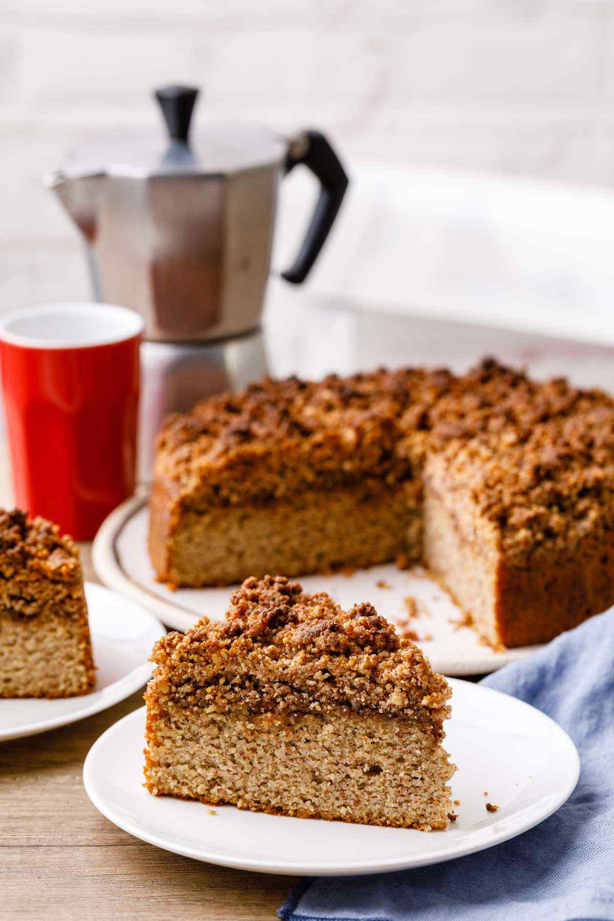 Low Carb Coffee Cake
 Low Carb Keto Coffee Cake with a Crumble Top Keto Pots