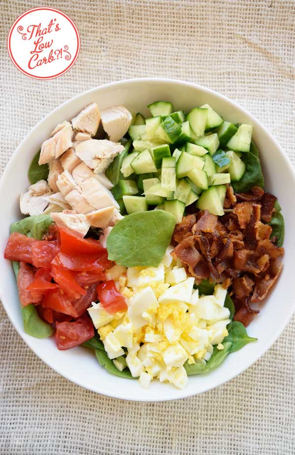 Low Carb Salad Recipes
 Low Carb Spinach Cobb Salad Recipe