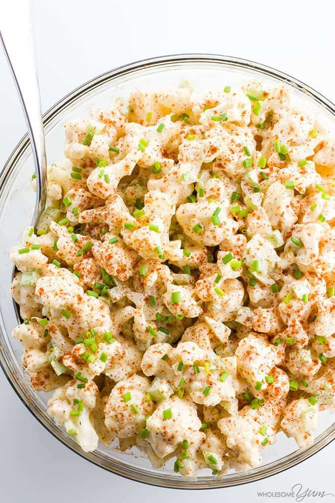 Low Carb Salad Recipes
 Cauliflower Potato Salad Recipe Low Carb Paleo Potato Salad