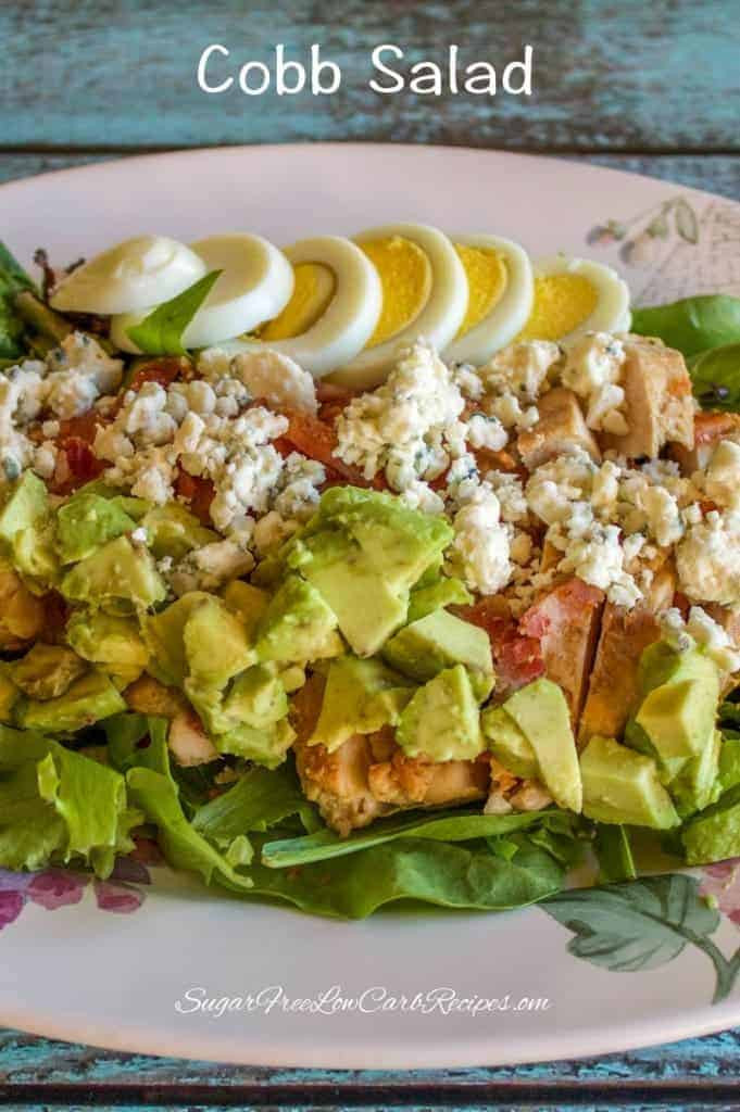 Low Carb Salad Recipes
 Healthy Chicken Cobb Salad for e