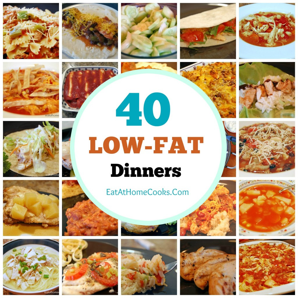 Low Cholesterol Diet Recipes
 My Big Fat List of 40 Low Fat Recipes Eat at Home