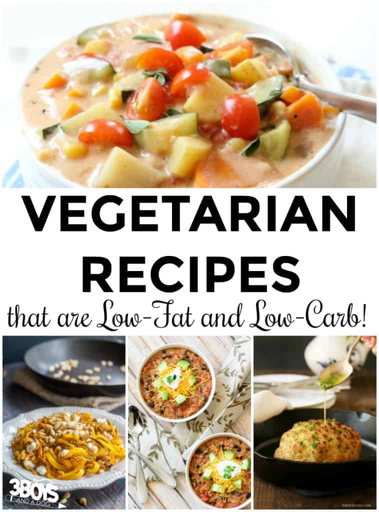 Low Cholesterol Vegetarian Recipes
 Low Fat Low Carb Ve arian Dinner Recipes – 3 Boys and a Dog