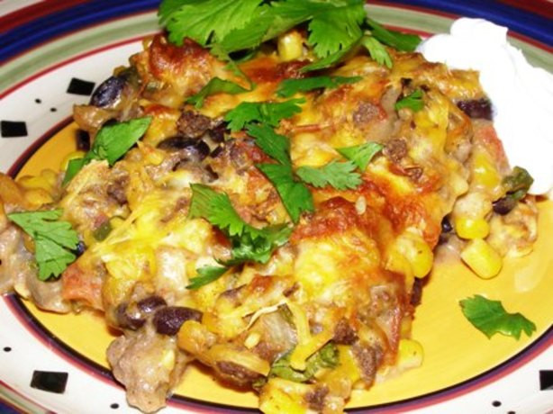 Low Fat Casserole Recipes
 Low Fat Beef And Sour Cream Enchilada Casserole Recipe