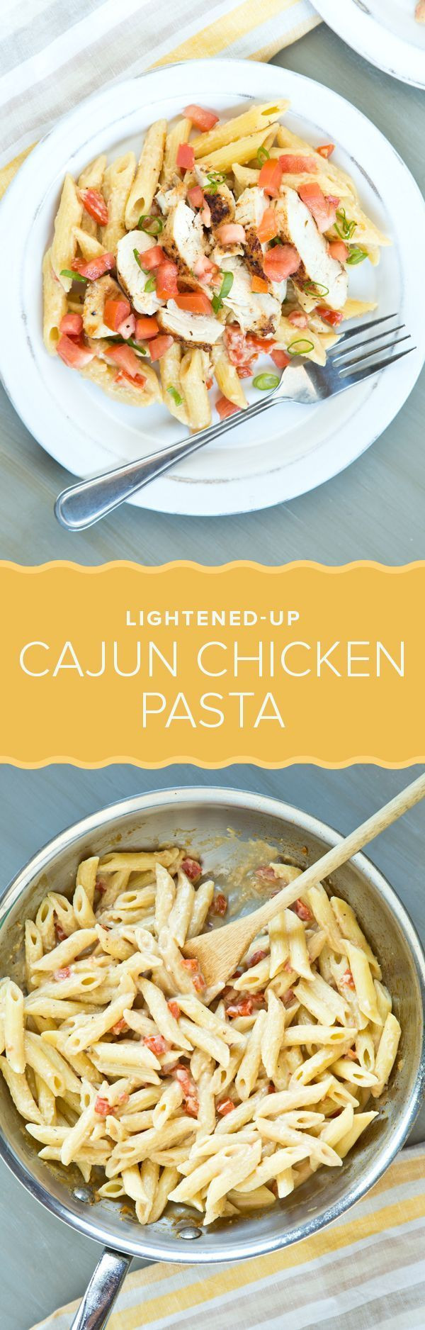 Low Fat Chicken Pasta Recipes
 Healthier Cajun Chicken Pasta Recipe