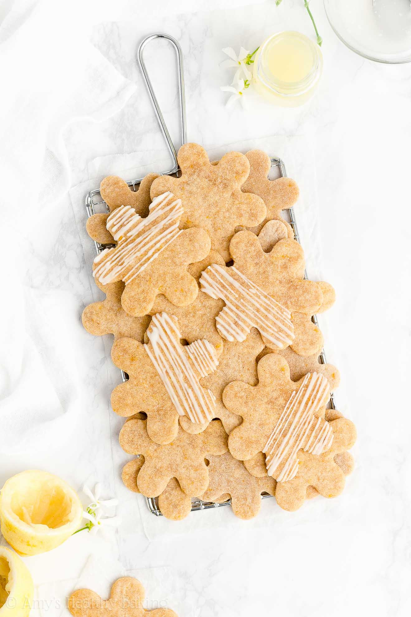 Low Fat Sugar Cookies
 Healthy Lemon Sugar Cookies