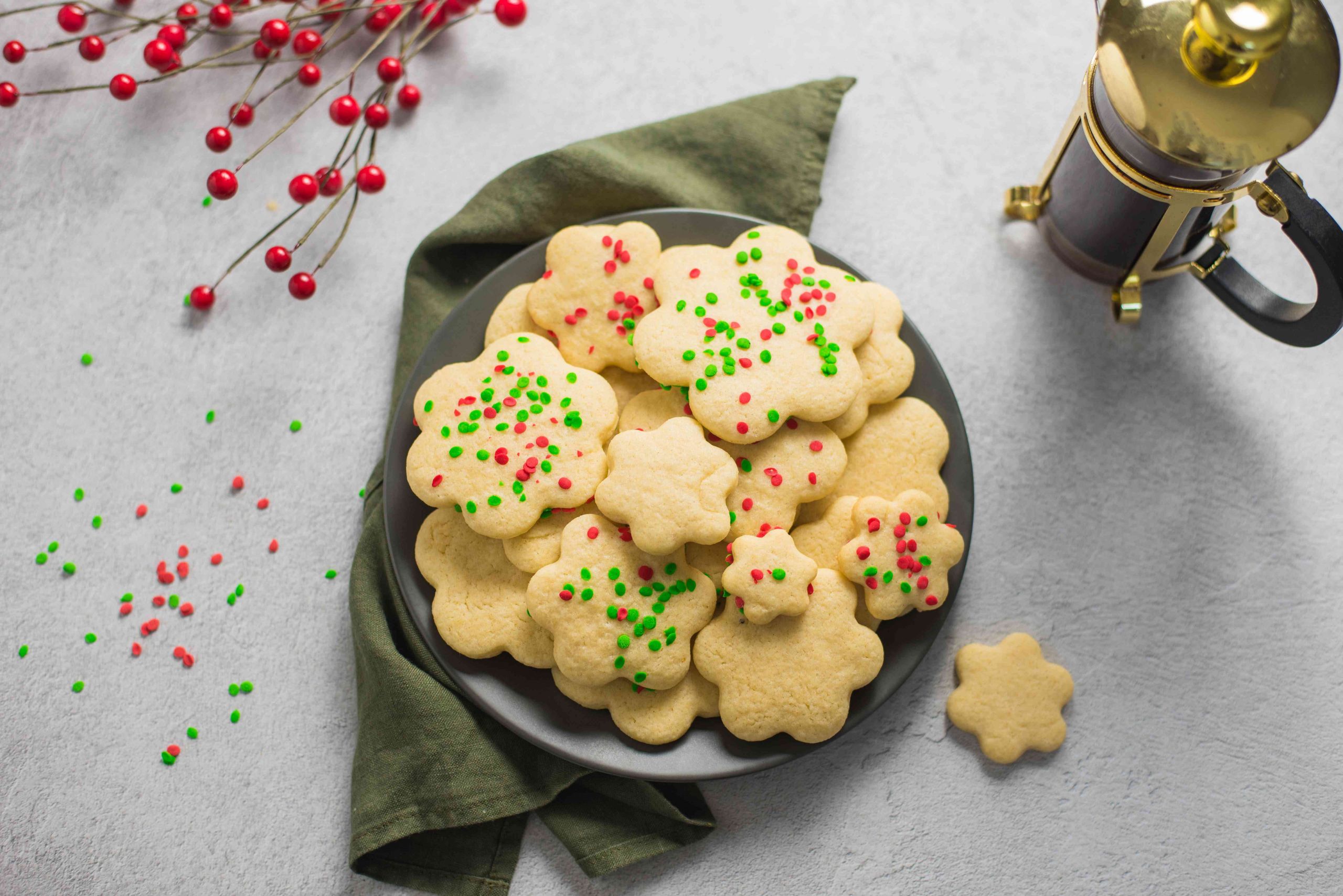 Low Fat Sugar Cookies
 Low Fat Christmas Sugar Cookies Recipe