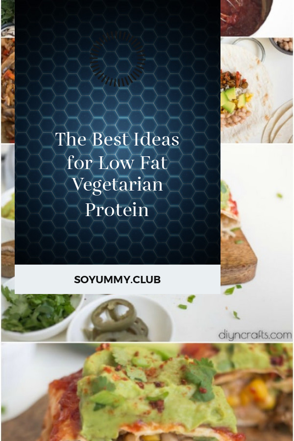 Low Fat Vegetarian Protein
 The Best Ideas for Low Fat Ve arian Protein Best Round