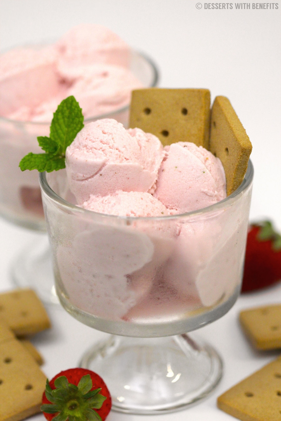 Low Sugar Low Fat Desserts
 Healthy Strawberries and Cream Ice Cream sugar free low fat