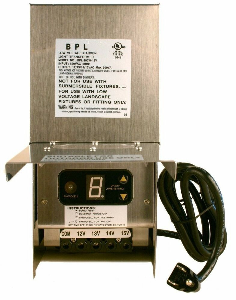 Low Voltage Landscape Lighting Transformer
 150 Watt 600 Watt Low Voltage Outdoor Landscape Lighting