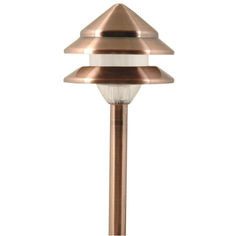 Low Voltage Landscape Lights
 Moonrays Marion Style Low Voltage 7 Watt Copper 2 Tier