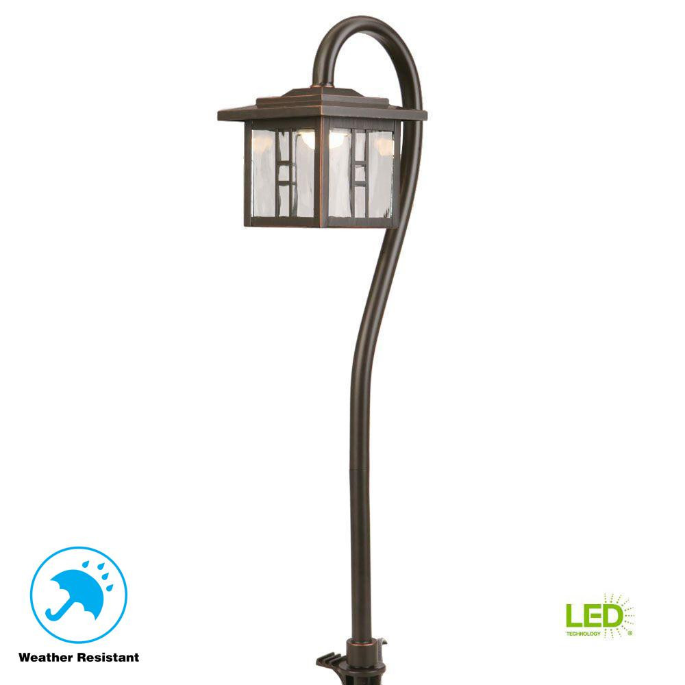 Low Voltage Led Landscape Lighting
 Hampton Bay Low Voltage 10 Watt Equivalent Oil Rubbed