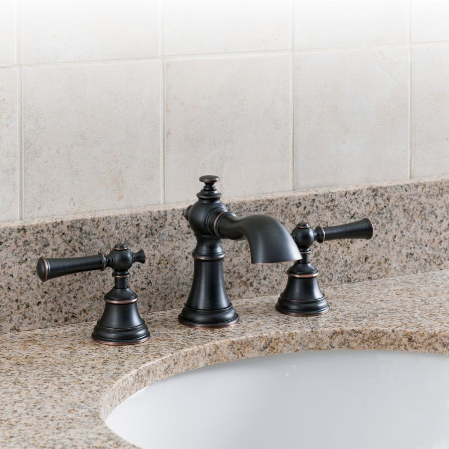 Lowes Bathroom Shower Faucets
 Shop AquaSource Glyndon Oil Rubbed Bronze 2 Handle