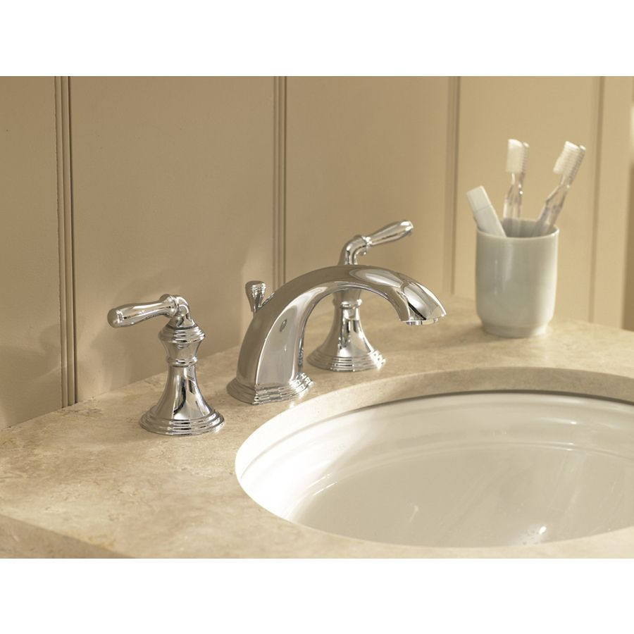 Lowes Bathroom Shower Faucets
 Shop KOHLER Devonshire Polished Chrome 2 Handle Widespread