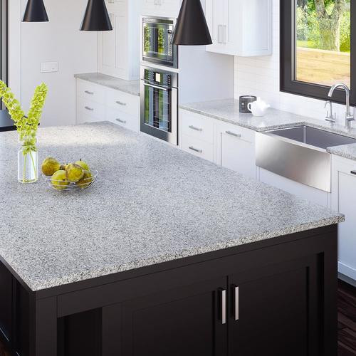 Lowes Kitchen Counters
 Allen roth Tabernas Rock Granite Kitchen Countertop