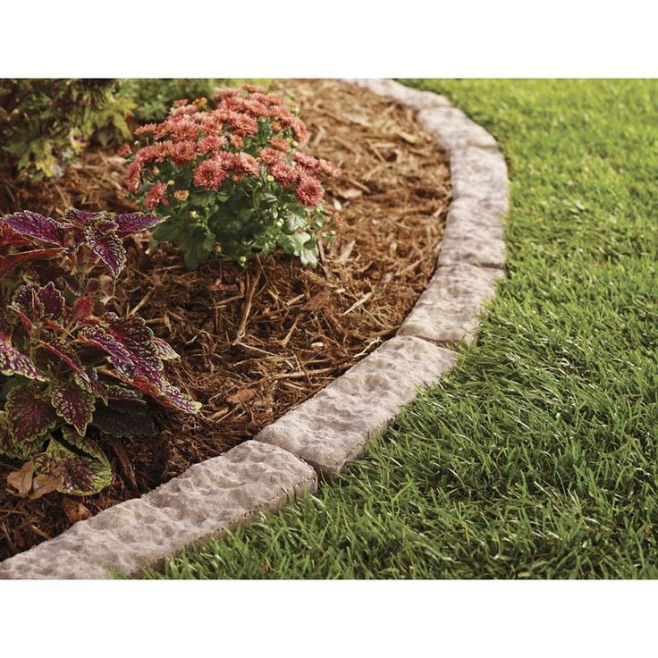 Lowes Landscape Edging
 Shop Tan Brown Riverwalk Edging Stone mon 3 in x 4 in