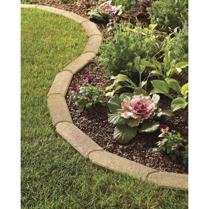 Lowes Landscape Edging Stone
 Oldcastle Red Black Straight Edging Stone mon 12 in x