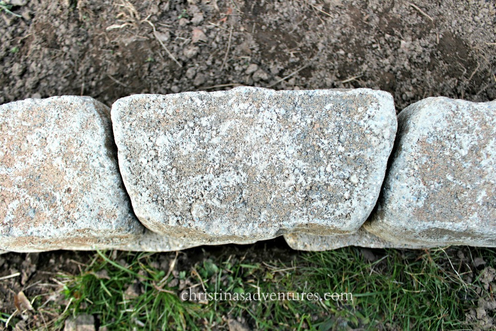 Lowes Landscape Edging Stone
 Easy curb appeal Garden Edging Christinas Adventures