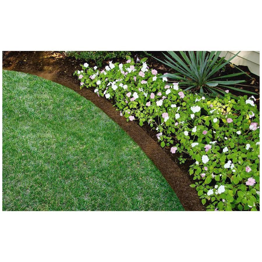 Lowes Landscape Edging
 Shop Rubberific Landscape Border 8 ft Brown Landscape