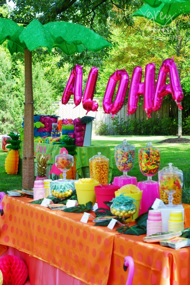 Luau Birthday Party Ideas
 GreyGrey Designs Aloha High School Luau Themed Graduation