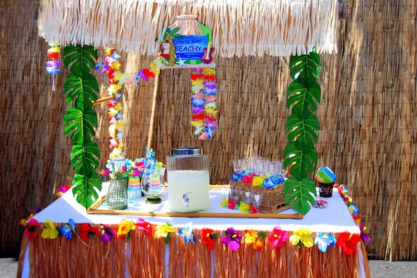 Luau Pool Party Ideas
 Kara s Party Ideas Luau Beach Surf Swim Pool party idea