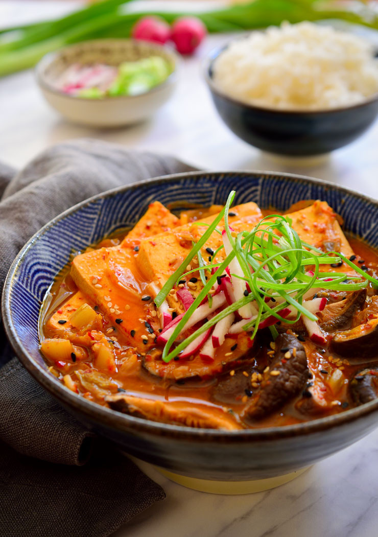 Maangchi Kimchi Stew
 Vegan Kimchi Stew