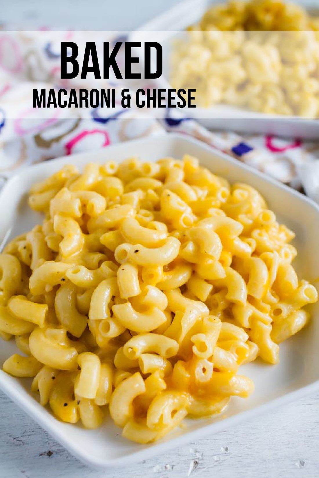 Macaroni And Cheese Baked Recipe Easy
 Easy Baked Macaroni and Cheese