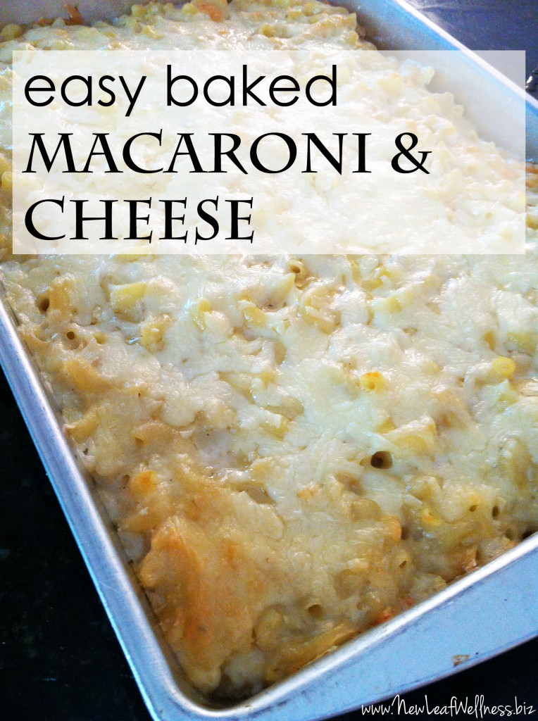 Macaroni And Cheese Baked Recipe Easy
 Mary’s easy baked macaroni and cheese recipe – New Leaf
