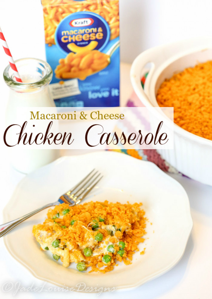 Macaroni And Cheese Chicken Casserole
 KRAFT Macaroni & Cheese Dinner Chicken Casserole