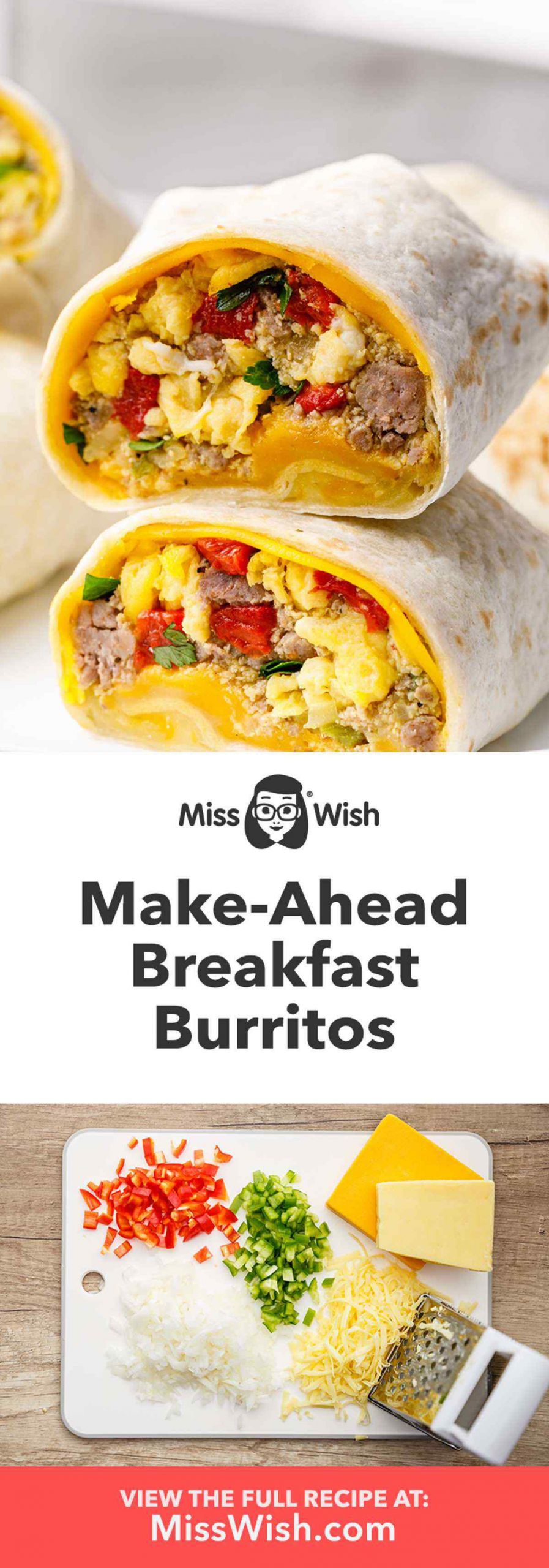 Make Ahead Breakfast Burritos With Hash Browns
 Quick and Easy Make Ahead Breakfast Burritos Miss Wish
