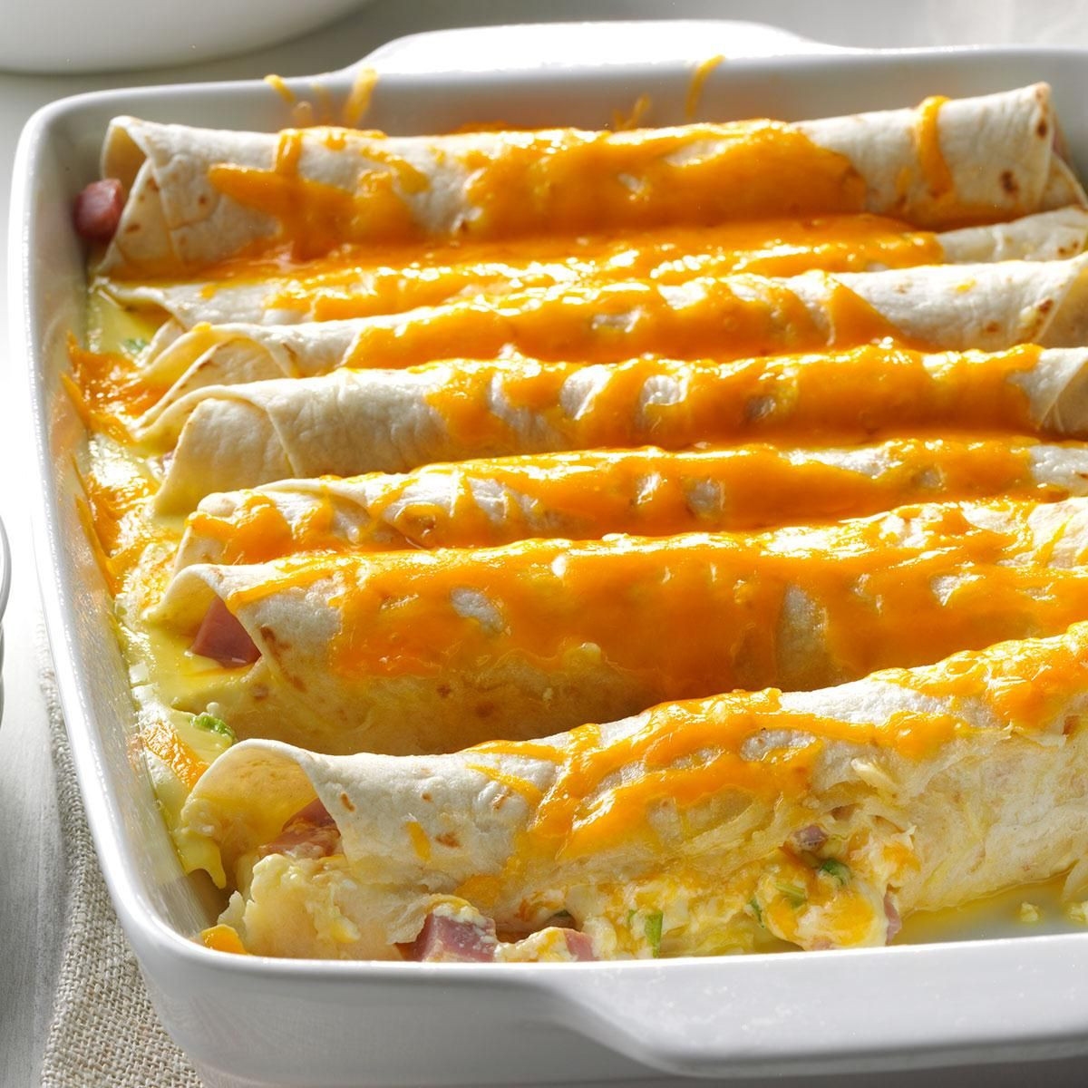 Make Ahead Cheese Enchiladas
 Brunch Ham Enchiladas Recipe