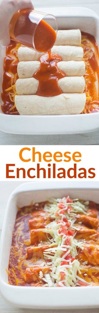 Make Ahead Cheese Enchiladas
 The Best Cheese Enchiladas Tastes Better From Scratch