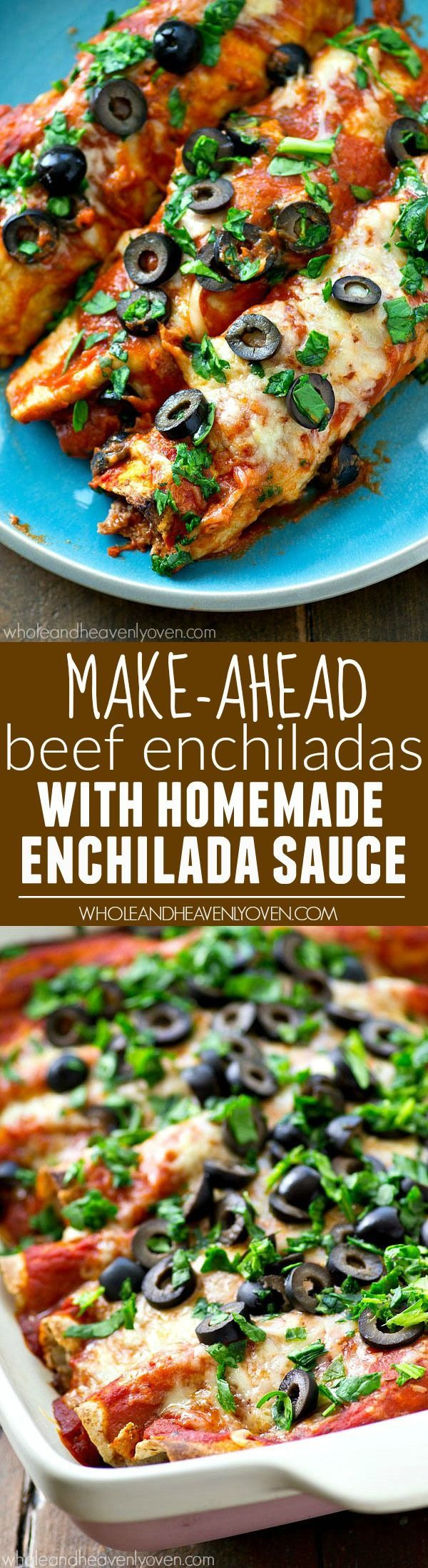 Make Ahead Cheese Enchiladas
 Make Ahead Beef Enchiladas Recipe