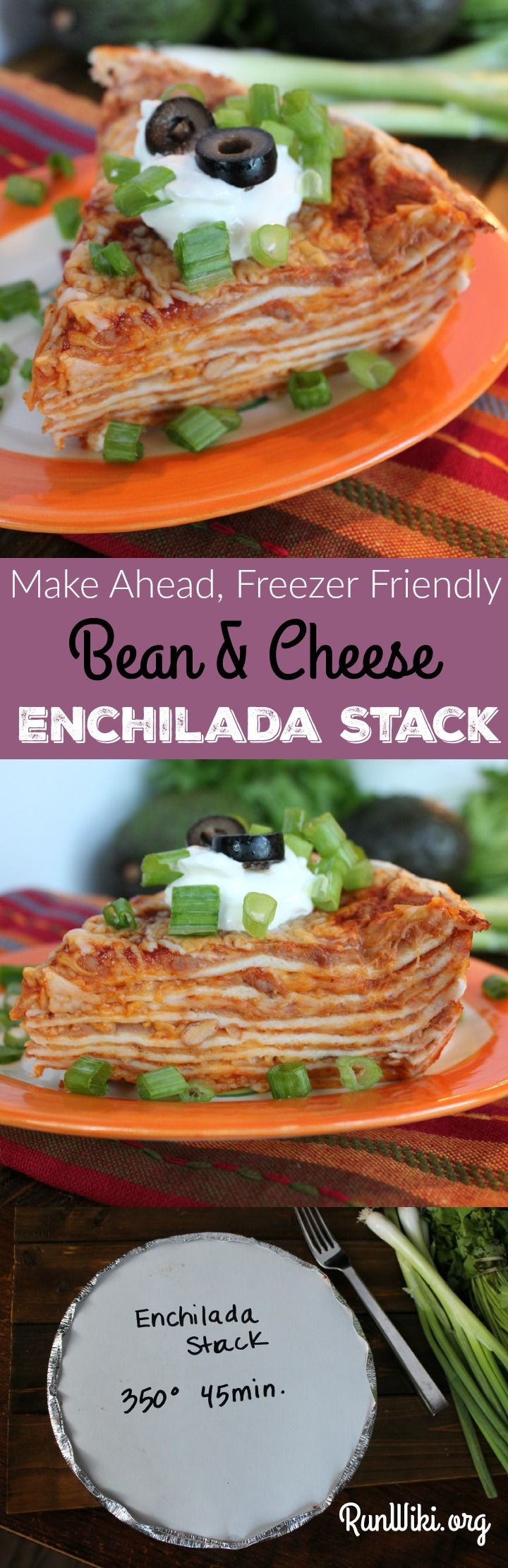 Make Ahead Cheese Enchiladas
 Make Ahead Freezer Friendly Bean and Cheese Enchilada