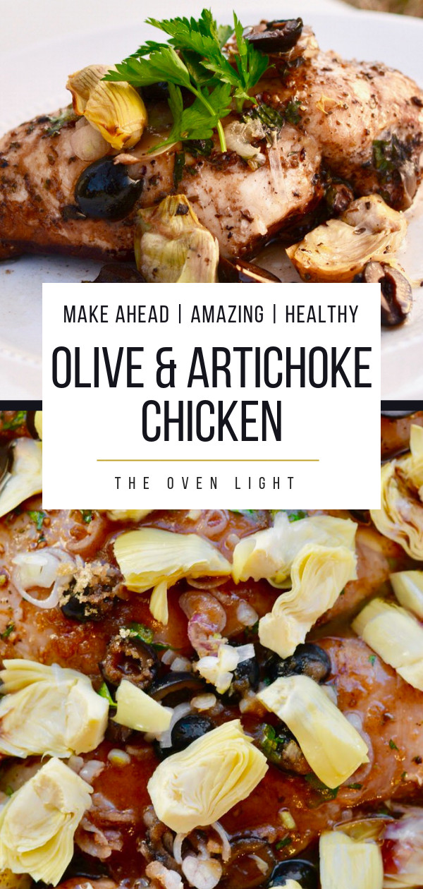 Make Ahead Company Dinners
 Olive & Artichoke Chicken Recipe