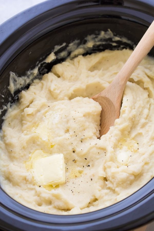 Make Ahead Crock Pot Mashed Potatoes Recipe
 Crock Pot Mashed Potatoes No Boil