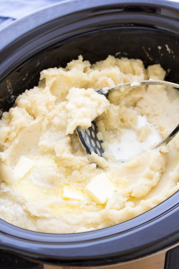 Make Ahead Crock Pot Mashed Potatoes Recipe
 Crock Pot Mashed Potatoes No Boil