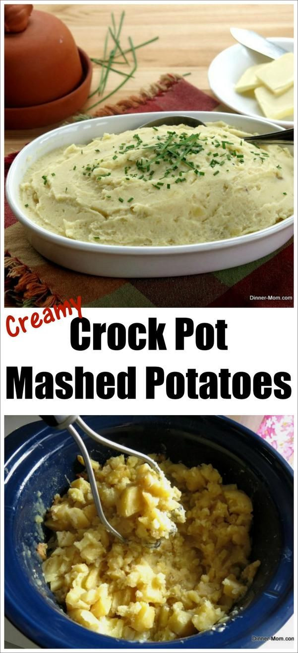 Make Ahead Crock Pot Mashed Potatoes Recipe
 Crock Pot Mashed Potatoes with Cream Cheese