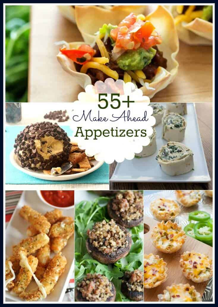 Make Ahead Dinner Parties
 Make Ahead Appetizers Roundup